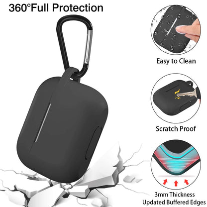 Obal Techsuit Silicone pre Apple AirPods Pro Series, čierny
