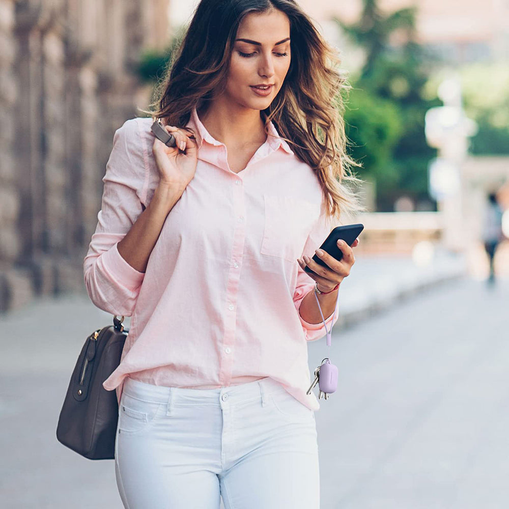 Puzdro Techsuit Silicone pre Apple AirPods Pro Series, Modré