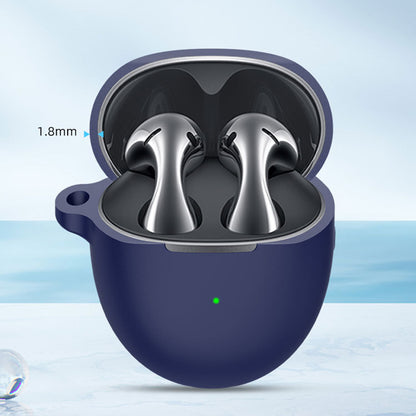 Techsuit Silikónové puzdro pre Huawei FreeBuds 5, Čierne