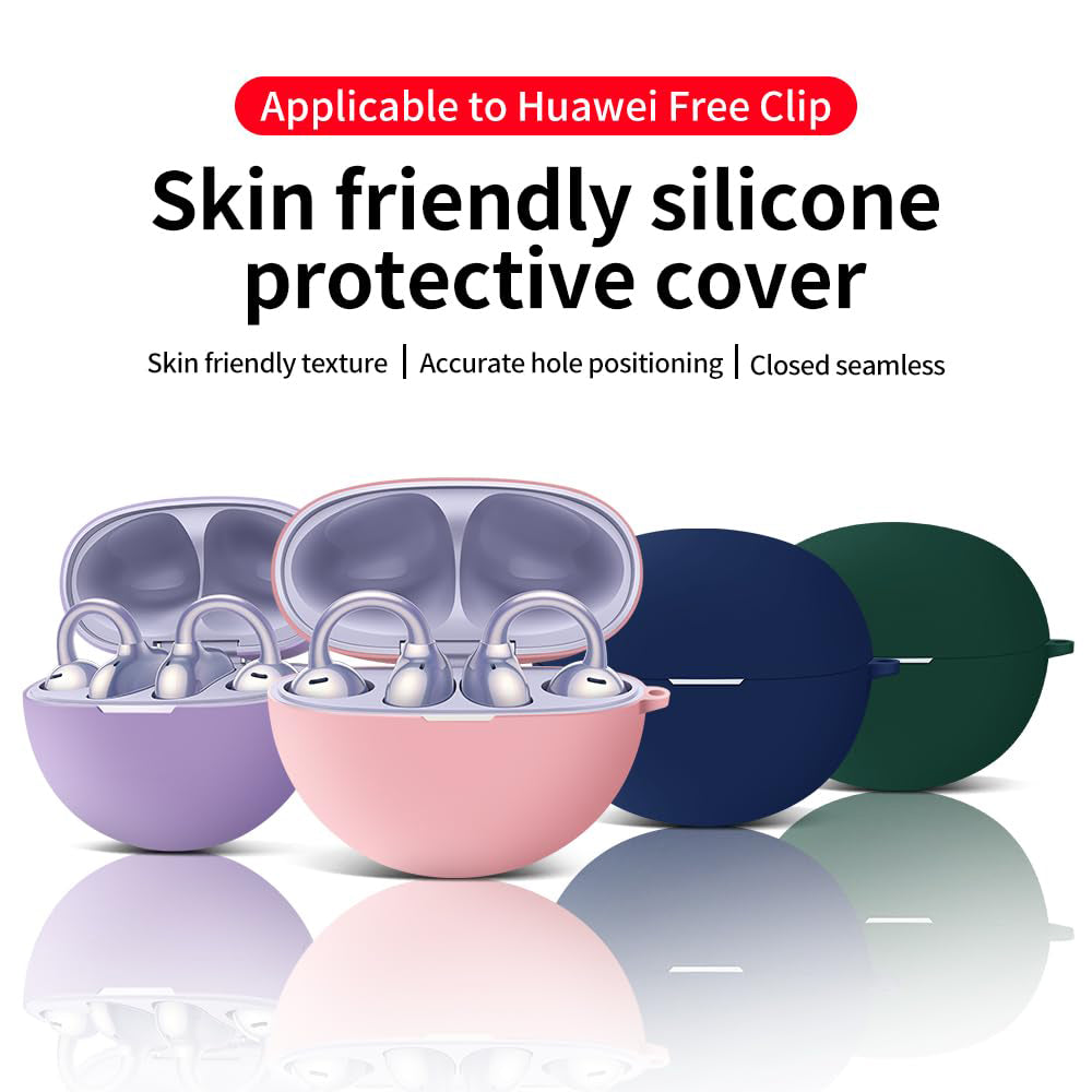 Silikónové puzdro Techsuit pre Huawei FreeClip, čierne