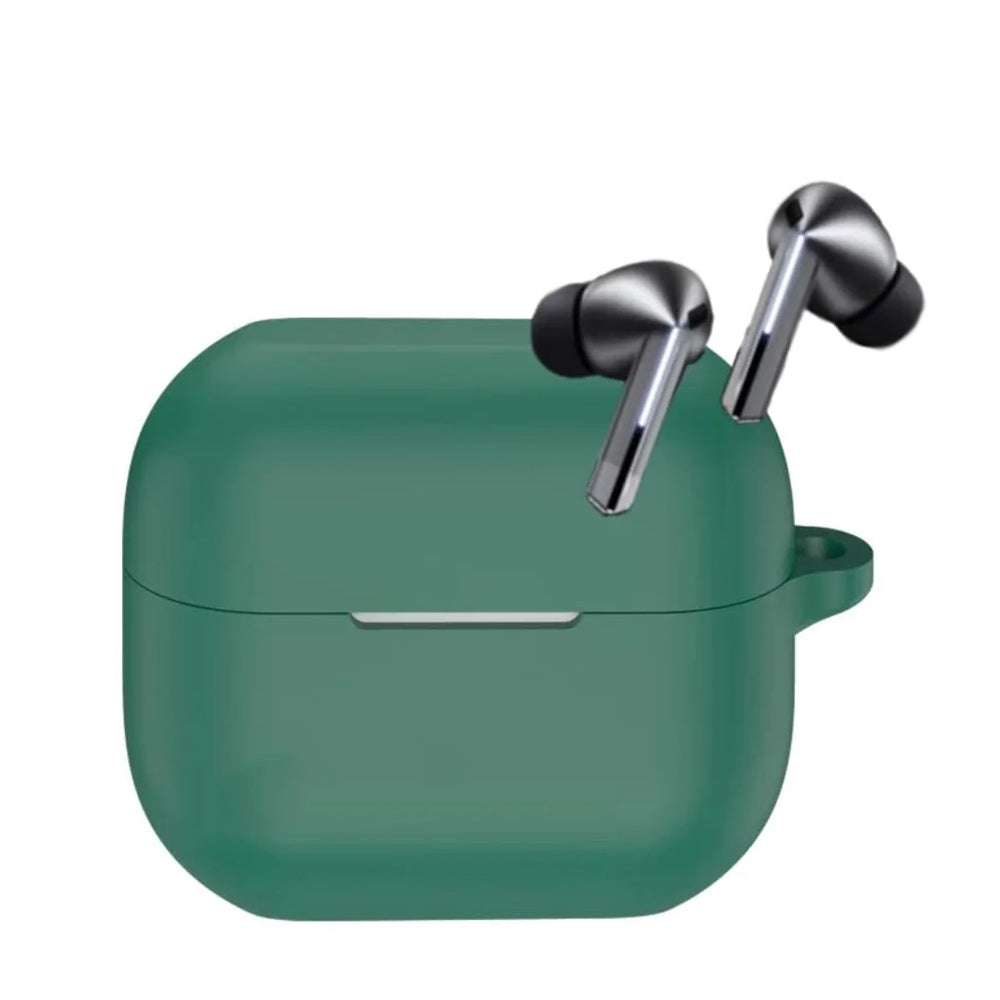 Techsuit Silikónové puzdro pre Samsung Galaxy Buds3 FE / Buds3 Pro / Buds3, Zelené
