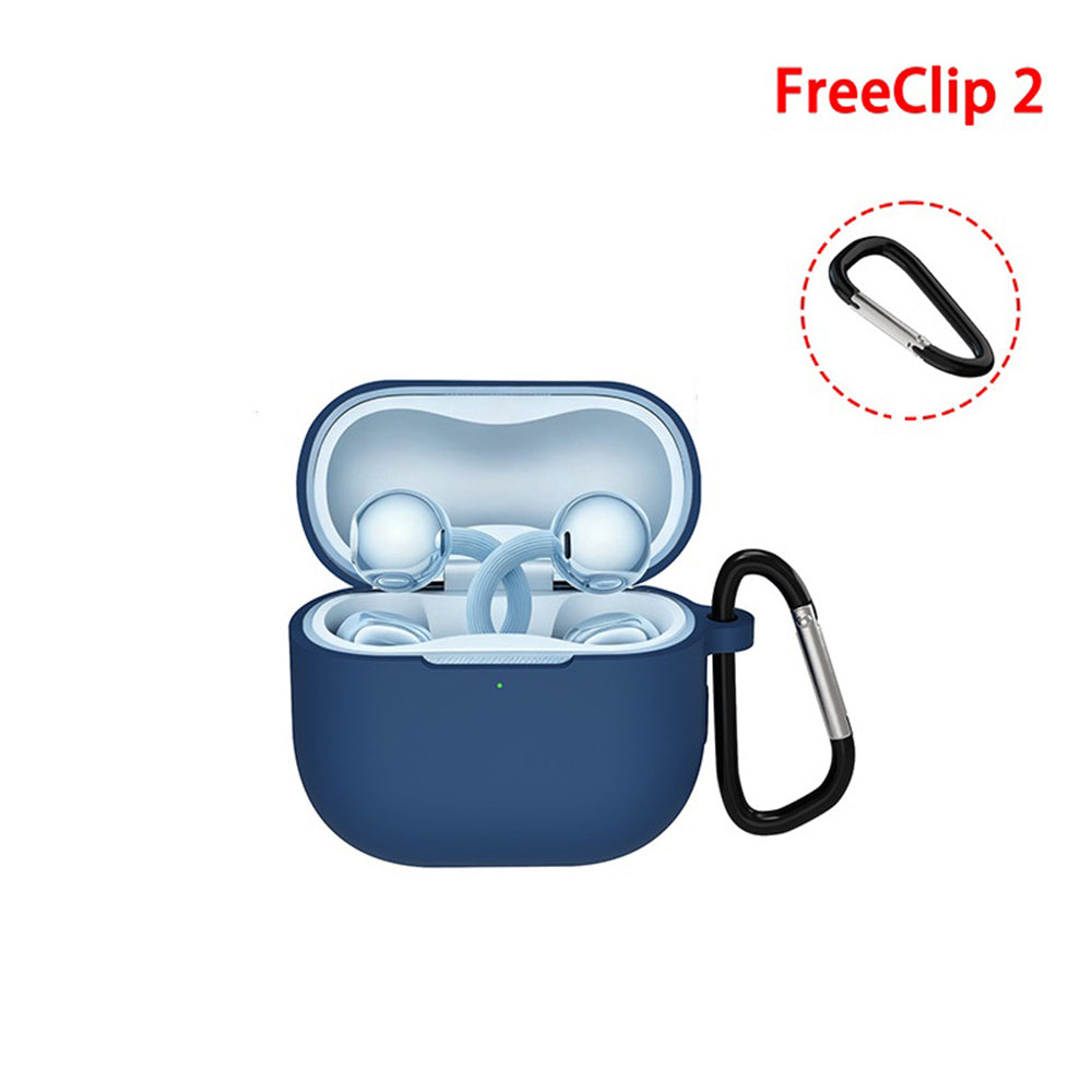 Puzdro Techsuit Silicone pre Huawei FreeClip 2, Čierne