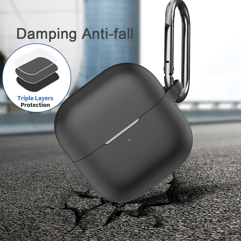 Puzdro Techsuit Silicone pre Huawei FreeClip 2, Čierne