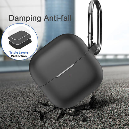 Puzdro Techsuit Silicone pre Huawei FreeClip 2, Čierne