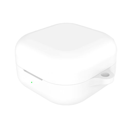Puzdro Techsuit Silicone pre Samsung Galaxy Buds4 / Buds4 Pro, Biela