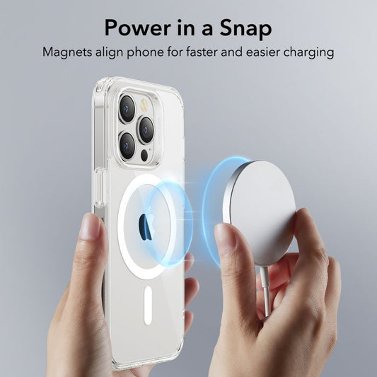 Puzdro MagSafe pre Apple iPhone 14 Pro Max, ESR, Ch Halolock, Transparentné