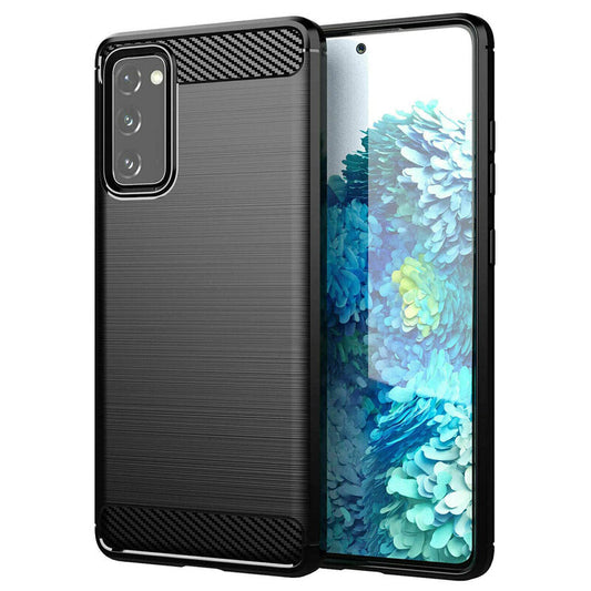 Puzdro pre Samsung Galaxy S20 FE 2022 G781 / S20 FE 5G G781 / S20 FE G780, Forcell, Karbón, Čierne