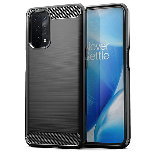 Puzdro pre Oppo A74 5G / A54 5G / A93 5G, OEM, Karbón, Čierne