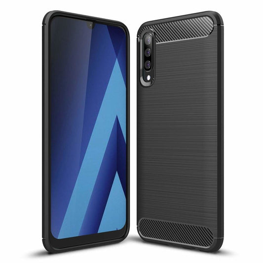Puzdro pre Samsung Galaxy A70 A705, OEM, Karbón, Čierne