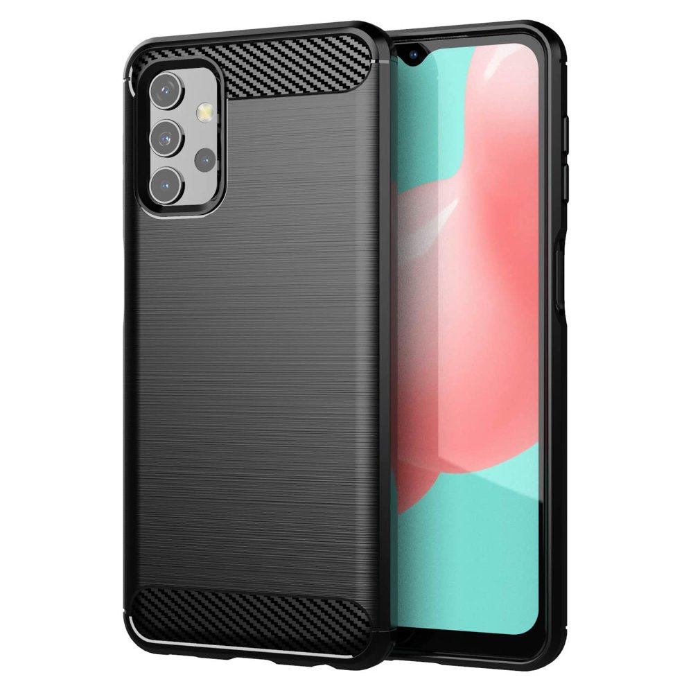 Puzdro pre Samsung Galaxy A32 A325, OEM, Karbón, Čierne