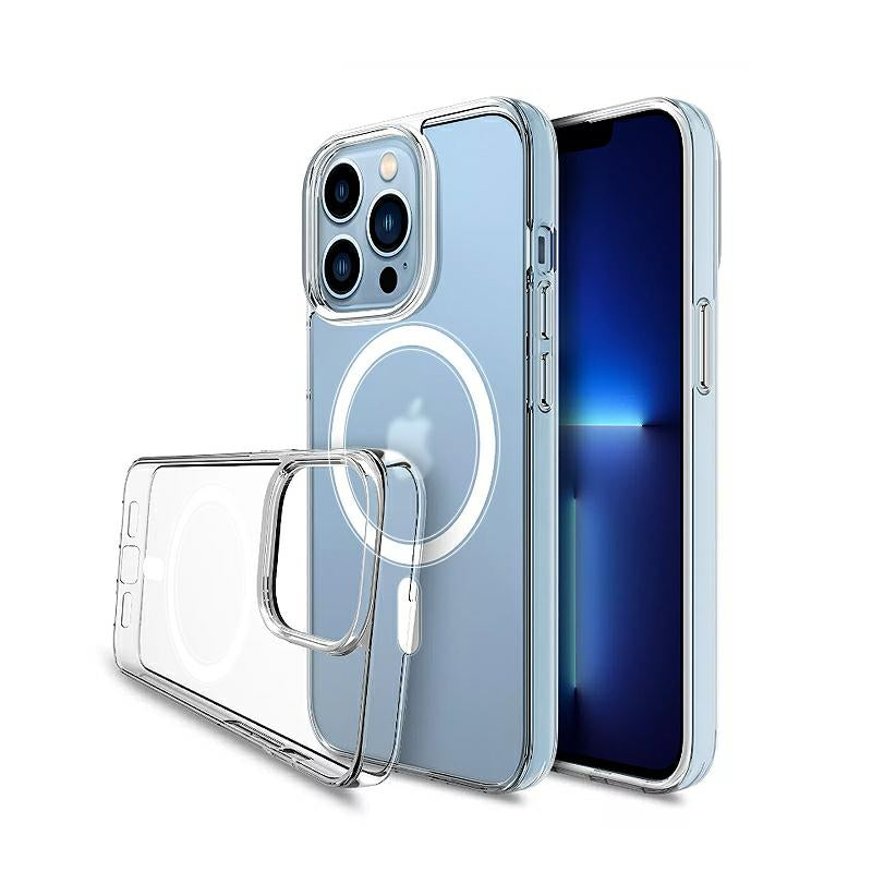 MagSafe puzdro pre Apple iPhone 14, OEM, priehľadné