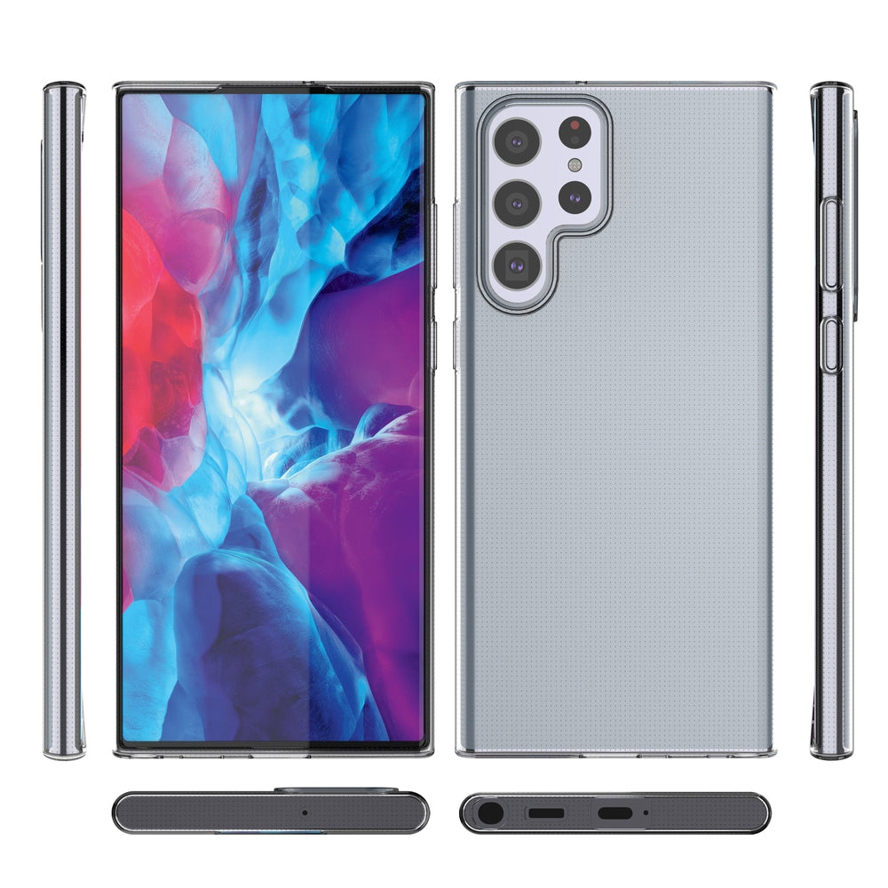 Puzdro pre Samsung Galaxy S22 Ultra 5G S908, OEM, Slim, Priehľadné