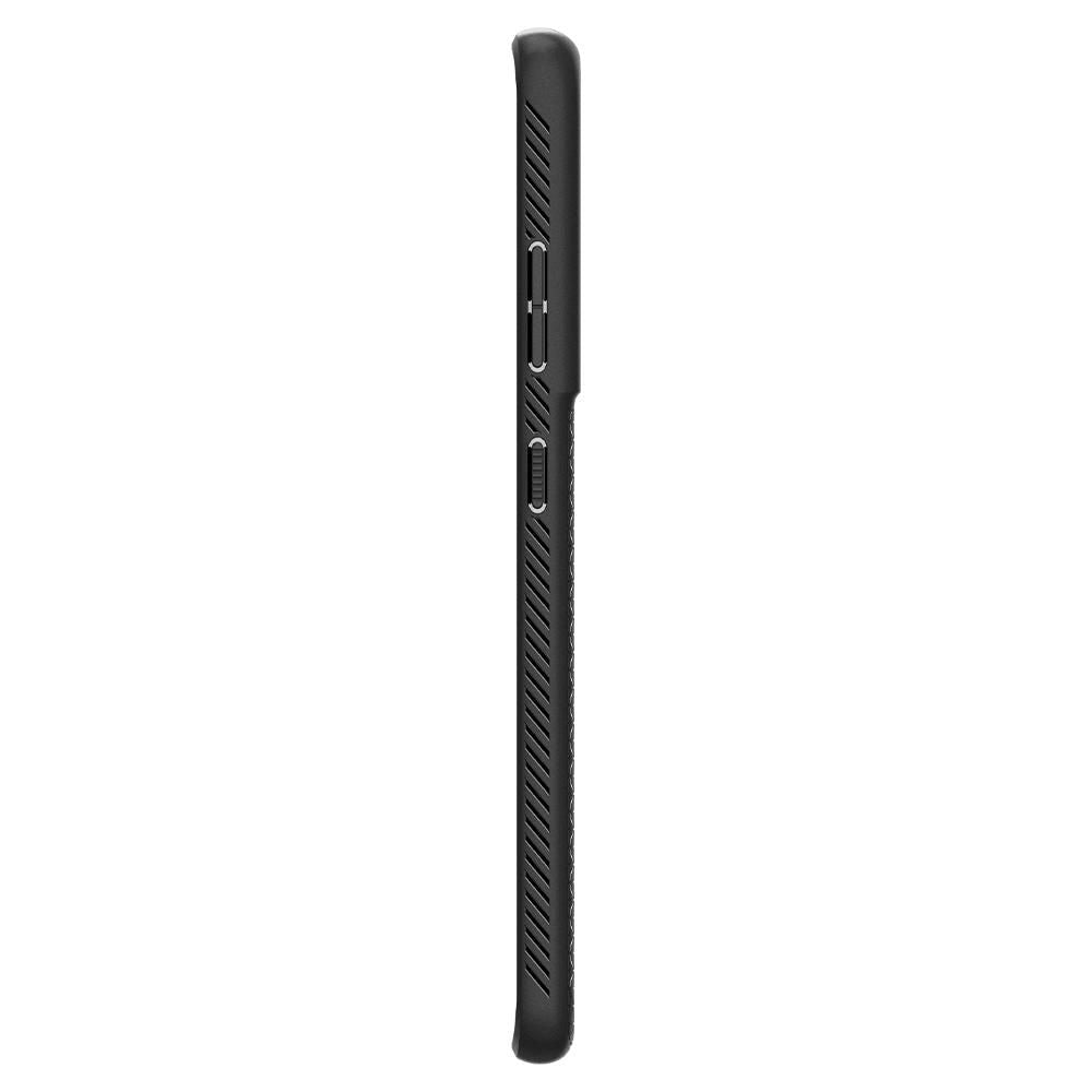 Puzdro pre Samsung Galaxy S21 Ultra 5G G998, Spigen, Liquid Air, čierne SPN1456BLK