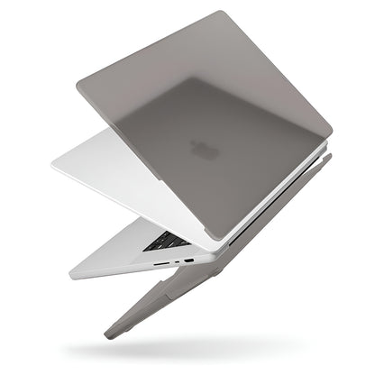 Puzdro UNIQ Claro pre Apple MacBook Pro 16 palcov (2026) / (2024) / (2023) / (2021), Matná sivá