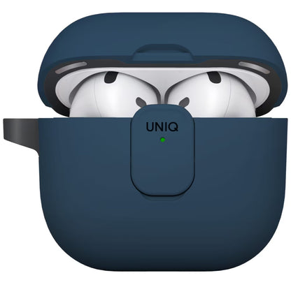 Puzdro UNIQ Clyde pre Apple AirPods 4, Modro Čierne