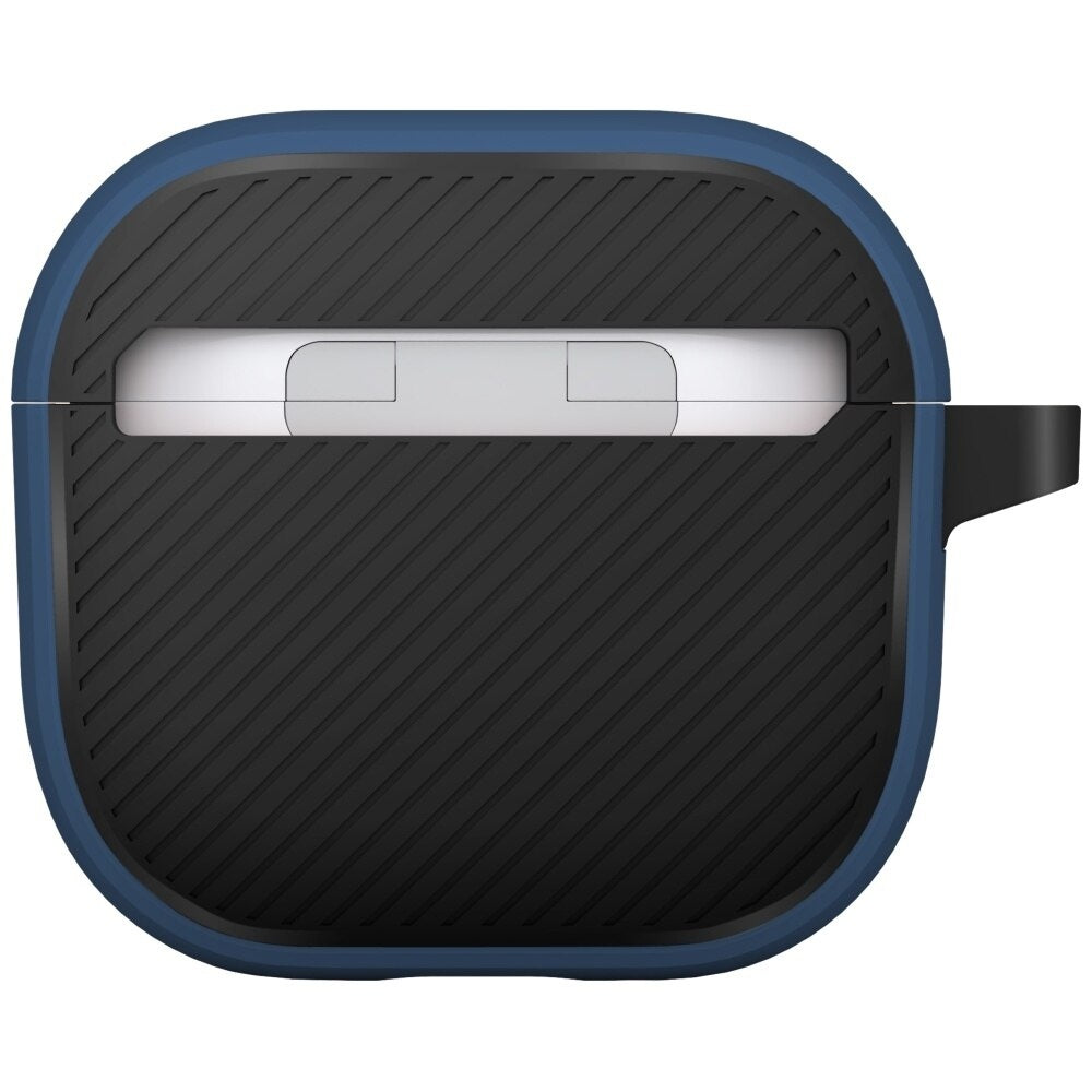 Puzdro UNIQ Clyde pre Apple AirPods 4, Modro Čierne