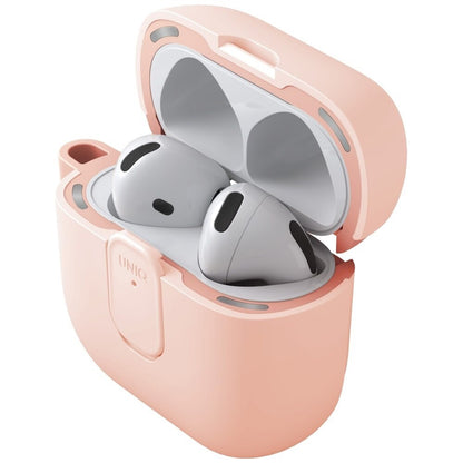 Puzdro UNIQ Clyde pre Apple AirPods 4, Coral