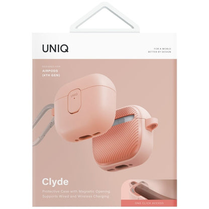 Puzdro UNIQ Clyde pre Apple AirPods 4, Coral