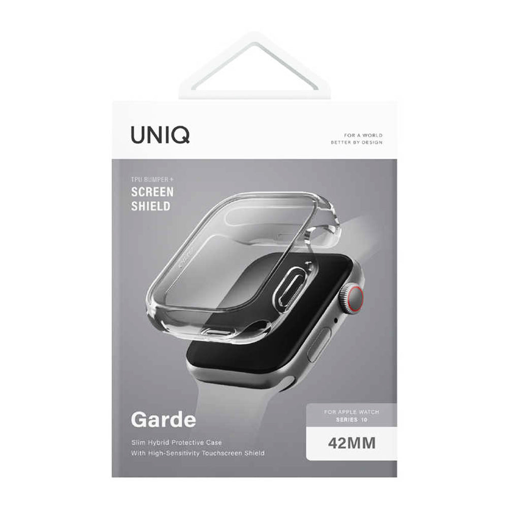 UNIQ Garde púzdro pre Apple Watch Series 11 42mm, Priehľadné