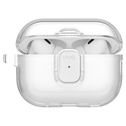 Obal UNIQ Glase Pro pre Apple AirPods Pro 3, Priehľadný