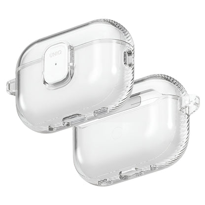 Obal UNIQ Glase Pro pre Apple AirPods Pro 3, Priehľadný