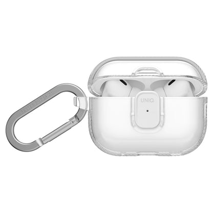 Obal UNIQ Glase Pro pre Apple AirPods Pro 3, Priehľadný