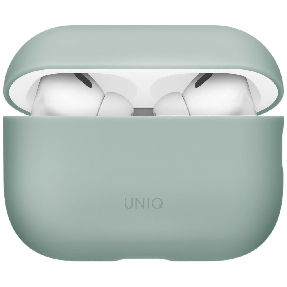 Puzdro UNIQ Lino pre Apple AirPods Pro 3, Mätovo zelené