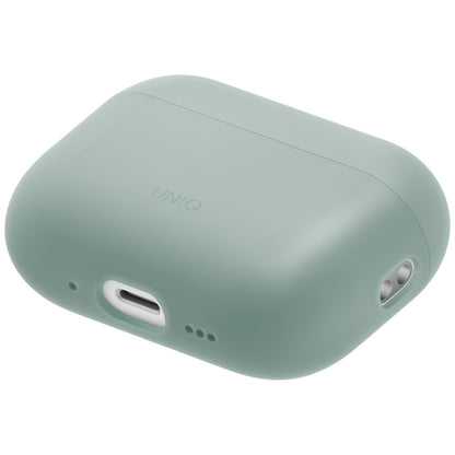 Puzdro UNIQ Lino pre Apple AirPods Pro 3, Mätovo zelené