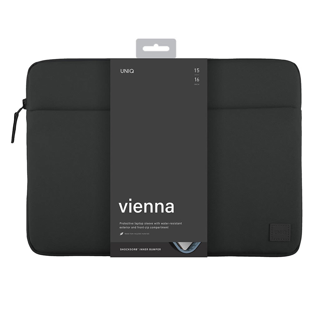 Puzdro UNIQ Vienna pre notebook max. 16 palcov, čierne