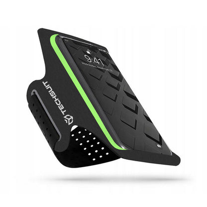 Univerzálne puzdro na telefón max. 6,5 palca, Techsuit, Sports TH10, zelené