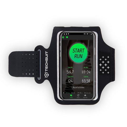 Univerzálne puzdro na telefón max. 6,5 palca, Techsuit, Sports TH10, zelené