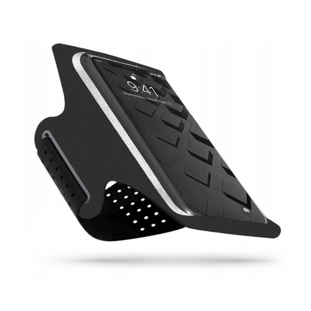 Univerzálne puzdro na telefón max. 7 palcov, Techsuit, Sports TH10, čierne