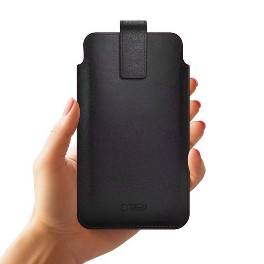 Univerzálne puzdro na telefón, Tech-Protect, SM65, Čierno-červené