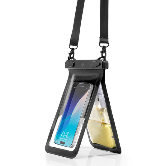 Univerzálny vodotesný obal na telefón max. 6.9inch, Spigen, A603, Čierny ACS09745