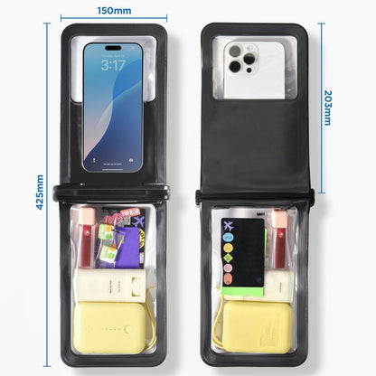 Univerzálny vodotesný obal na telefón max. 6.9inch, Spigen, A603, Čierny ACS09745