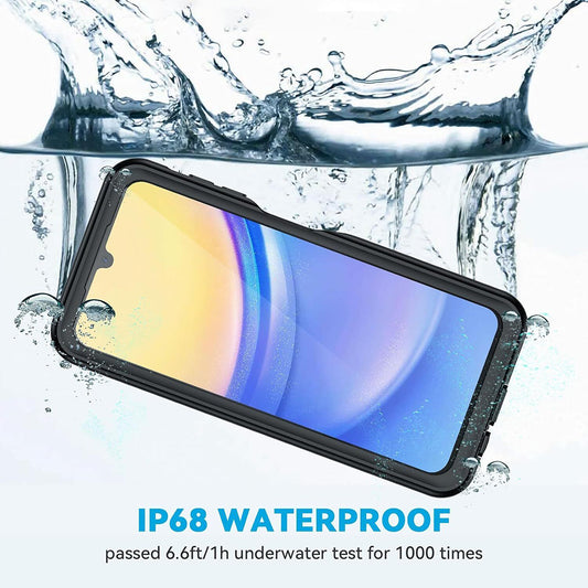 Vodotesné puzdro pre Samsung Galaxy A15 5G A156 / A15 A155, ShellBox, čierne