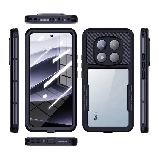 Vodotesné puzdro pre Xiaomi Poco X7 / Redmi Note 14 Pro 5G, ShellBox, čierne