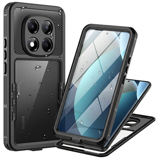 Vodotesné puzdro pre Xiaomi Redmi Note 15 Pro 5G, ShellBox, čierne