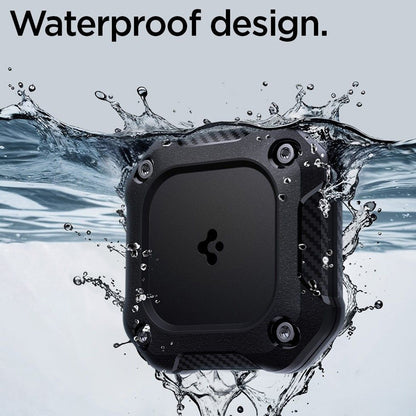 Vodeodolný kryt Spigen Tough Armor pre Apple AirTag, Čierny ACS09781