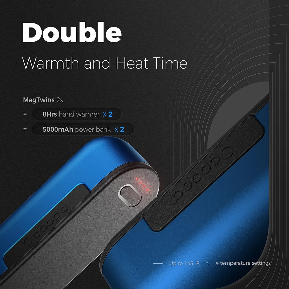 Ocoopa UT2s Hand Warmer, Blue