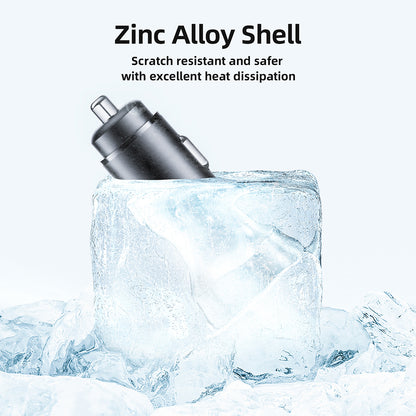 Acefast B2 Car Charger, 72W, 3A, 2 x USB-C, Black