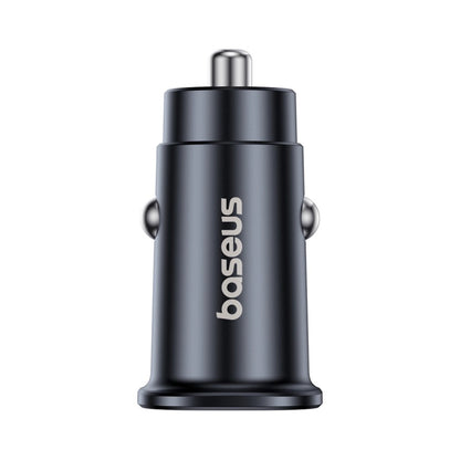 Auto nabíjačka Baseus GoTrip, 30W, 3A, 1 x USB-A - 1 x USB-C, Čierna