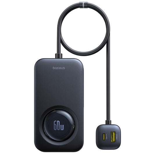 Auto nabíjačka Baseus PrimeTrip VW1, 105W, 3A, 3 x USB-A - 2 x USB-C, Čierna C00069000121-00