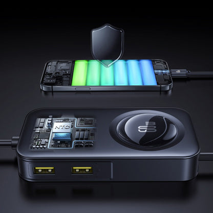 Auto nabíjačka Baseus PrimeTrip VW1, 105W, 3A, 3 x USB-A - 2 x USB-C, Čierna C00069000121-00