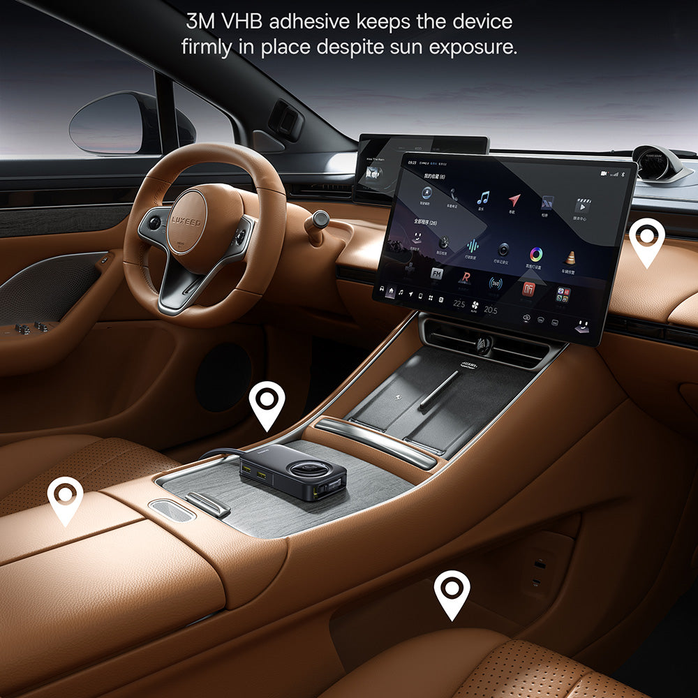 Auto nabíjačka Baseus PrimeTrip VW1, 105W, 3A, 3 x USB-A - 2 x USB-C, Čierna C00069000121-00