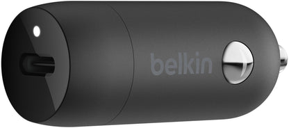Autonabíjačka Belkin BoostCharge, 30W, 3A, 1 x USB-C, čierna CCA004btBK