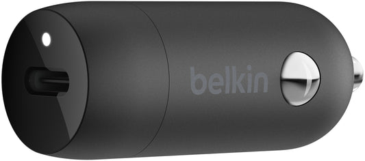 Autonabíjačka Belkin BoostCharge, 30W, 3A, 1 x USB-C, čierna CCA004btBK