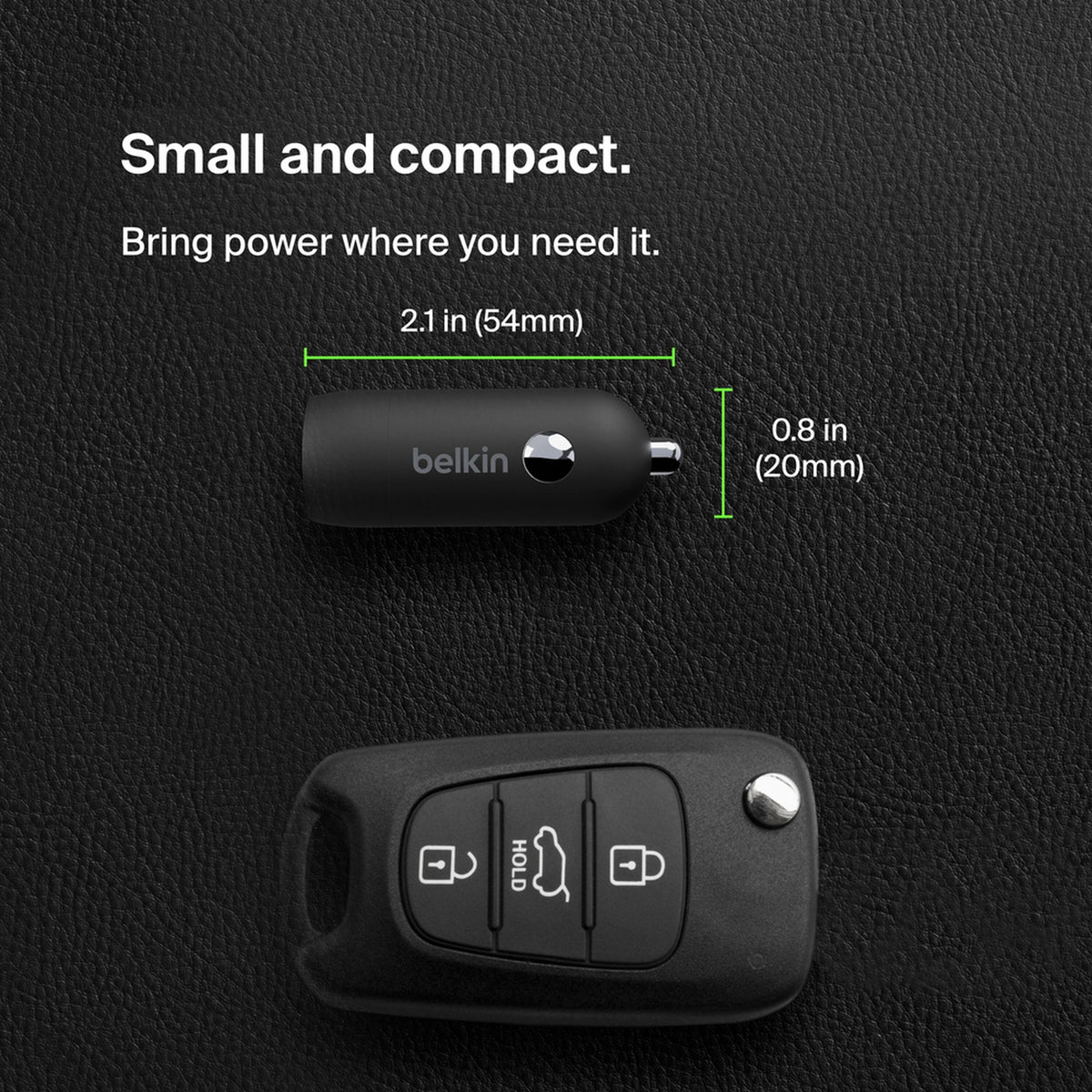 Autonabíjačka Belkin BoostCharge, 30W, 3A, 1 x USB-C, čierna CCA004btBK