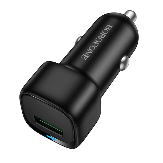 Auto nabíjačka Borofone BZ34 Cloud, 18W, 3A, 1 x USB-A, Čierna