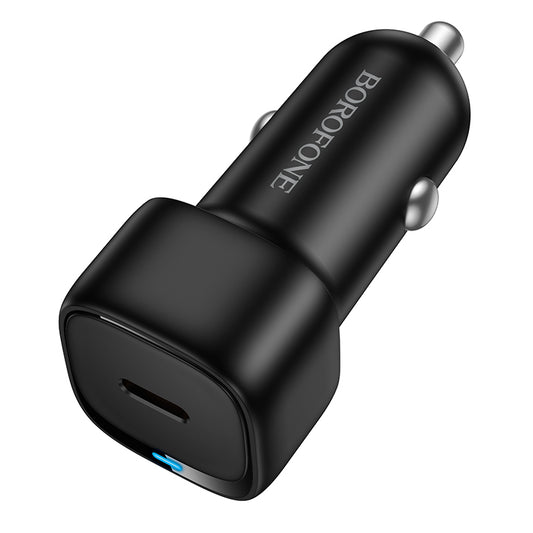 Auto nabíjačka Borofone BZ34A Cloud, 20W, 3A, 1 x USB-C, Čierna